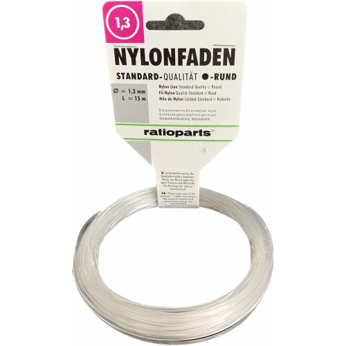 TRIMMER LINE 1.3mm-15m ROUND RATIOPARTS