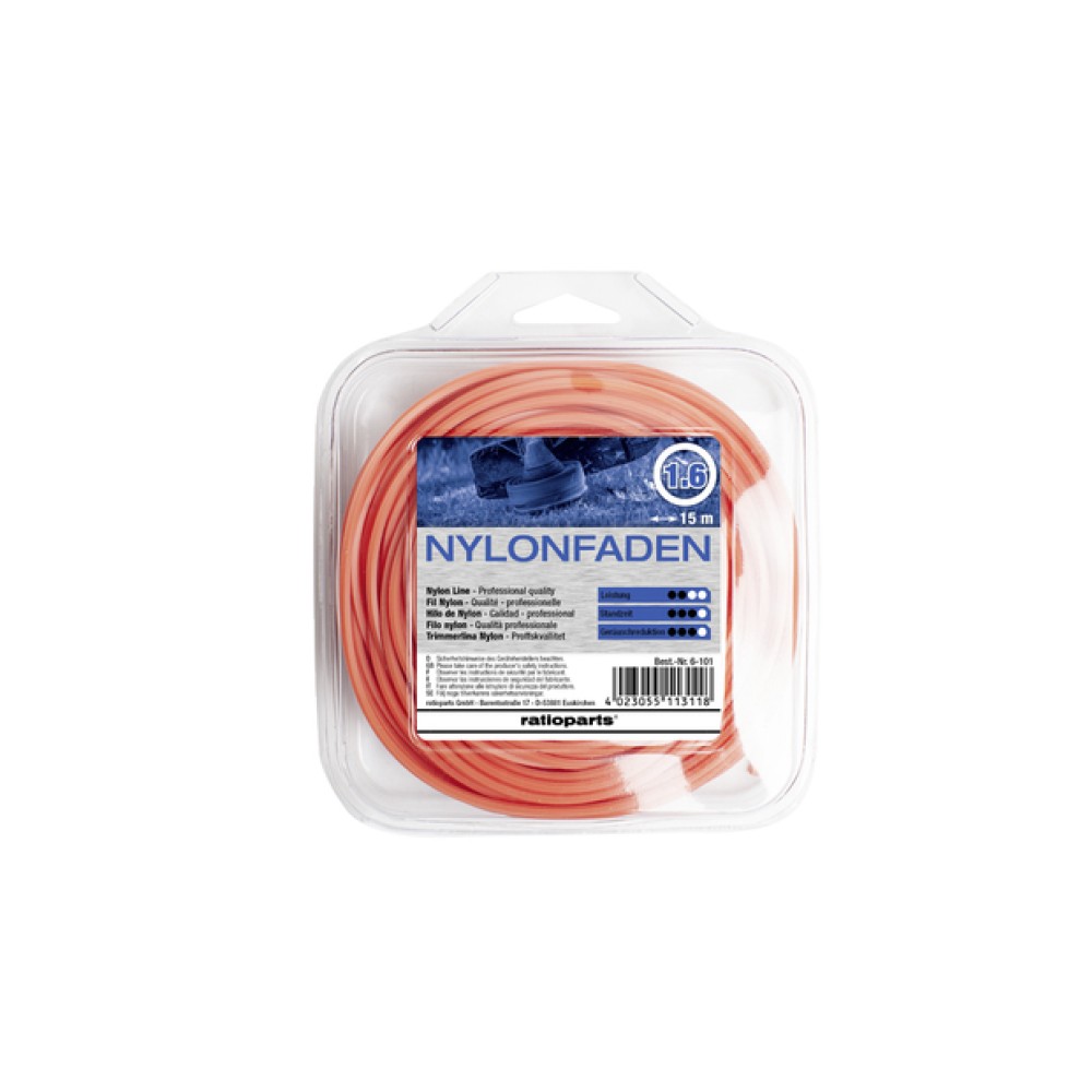 ΜΕΣΙΝΕΖΑ 1.6mm-15m ΣΤΡΟΓΓΥΛΗ RATIOPARTS ΜΕΣΙΝΕΖΑ 1.6mm-15m ΣΤΡΟΓΓΥΛΗ RATIOPARTS