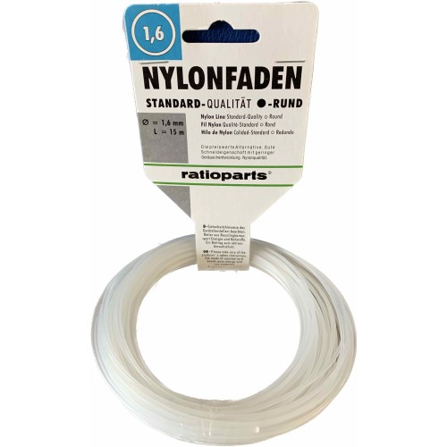 TRIMMER LINE 1.6mm-15m ROUND RATIOPARTS