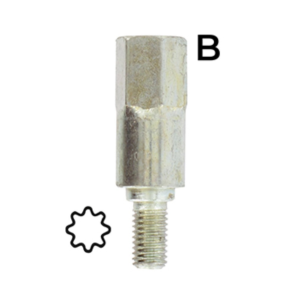 ΑΝΤΑΠΤΟΡΑΣ 8 ΔΟΝΤΙΑ Ø 7mm  ( Β  )