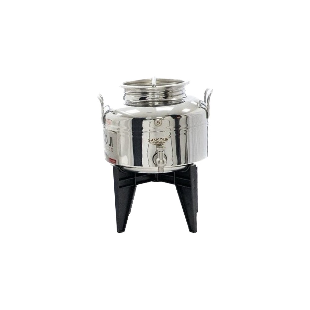 INOX ΔΟΧΕΙΟ SANSONE ΣΕ ΒΑΣΗ 5Lt