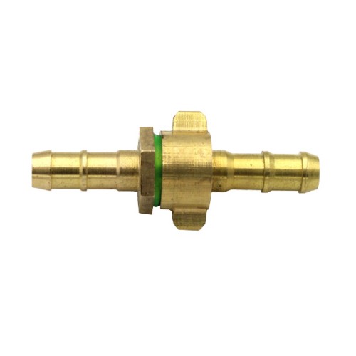 BRASS HOSE FLY NUT 1/4 KMX