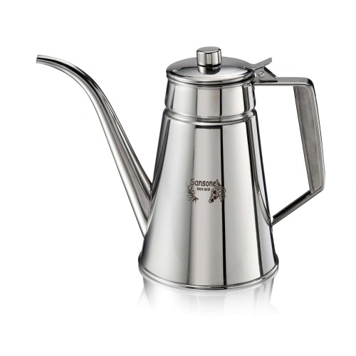 SANSONE STAINLESS STEEL OIL JUG 1Lt