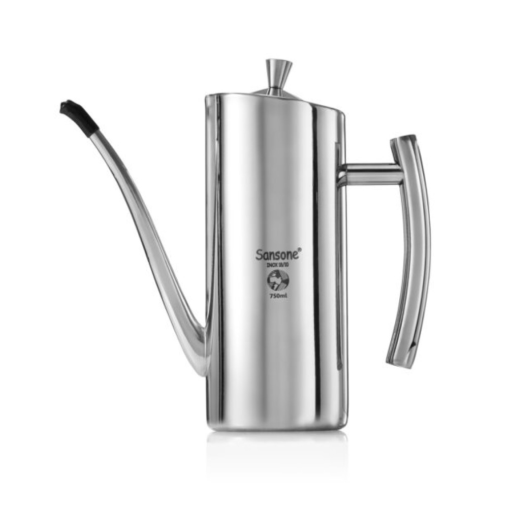 STAINLESS STEEL OIL CRUET 750ml STAINLESS STEEL OIL CRUET 750ml